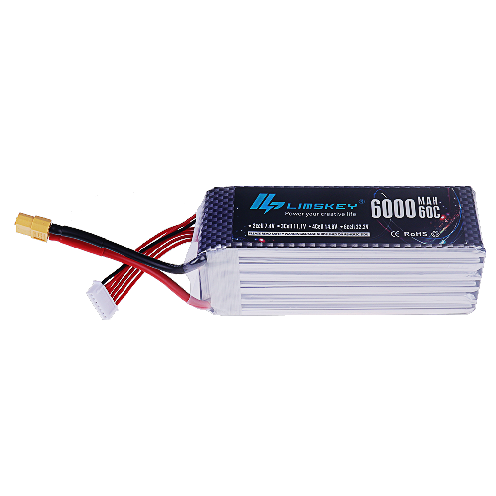 7.4V 11.1V 14.8V 22.2V 6000mAh - 4S Lipo Battery 14.8V 6000Mah ulasan dan harga