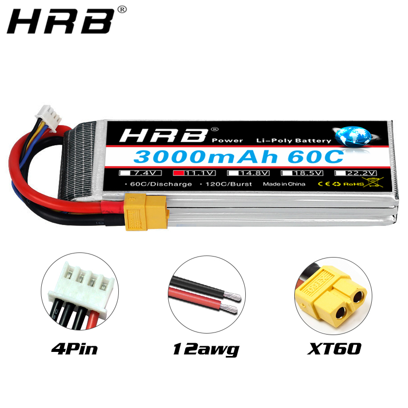 HRB lipo Battery 2S 3S 4S 6S 5 - 4S Lipo Battery 14.8V 6000Mah ulasan dan harga